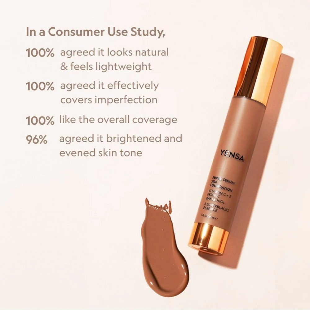 YENSA Super Serum Silk Foundation - light Shade - Picture 4 of 6